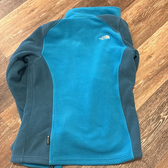 Two Tone Blue North Face Jacket - Picture 4 of 4